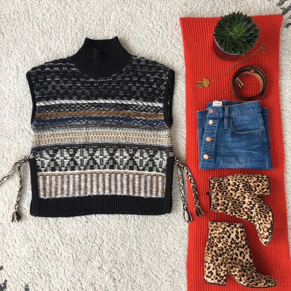 Madewell: Fair Isle Knit Vest